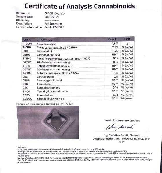 Aceite de CBD 10% - Imagen 2