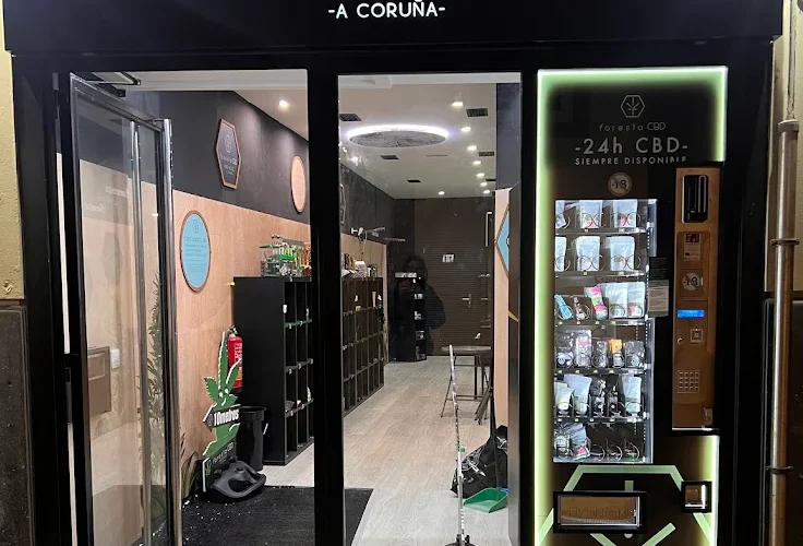 entrada a tienda de cbd en A coruña Foresta CBD and more